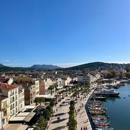 Grand Mezzanine Calme Climatise Parking Prive 700 M Appartement Sanary-sur-Mer